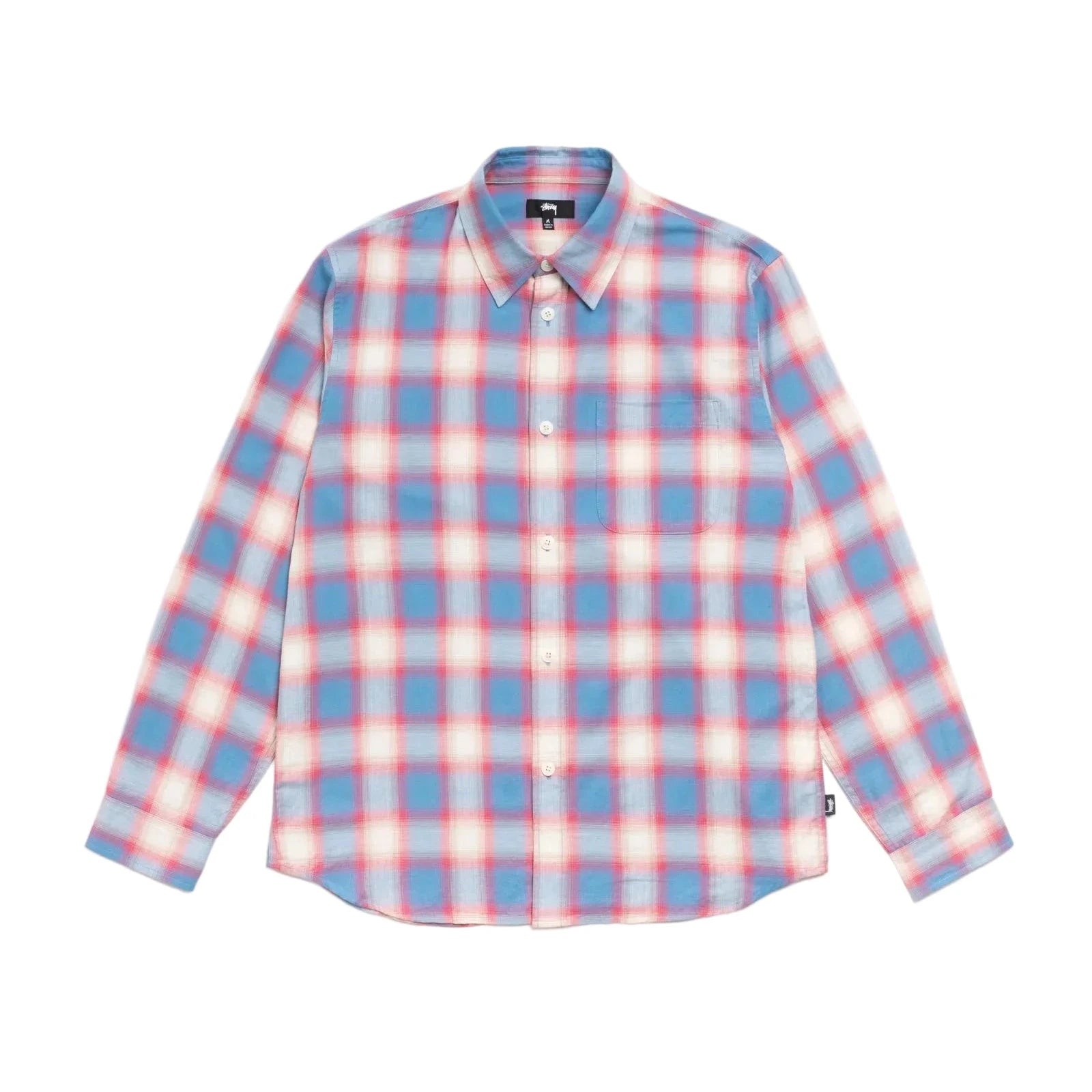 Stussy Beach Ombre Plaid Shirt - Blue – Civil
