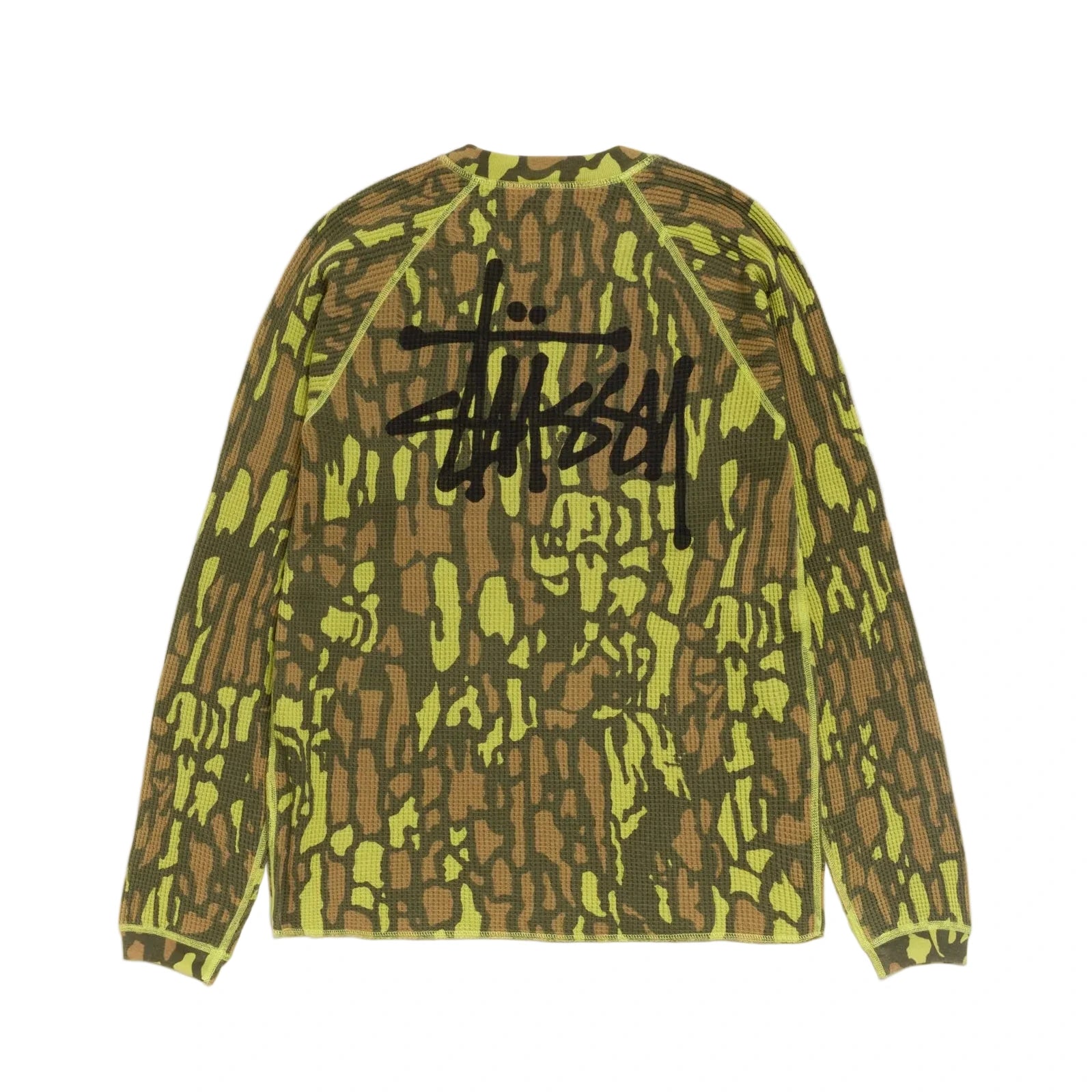 Stussy Basic Raglan Thermal - Tree Bark Camo – Civil