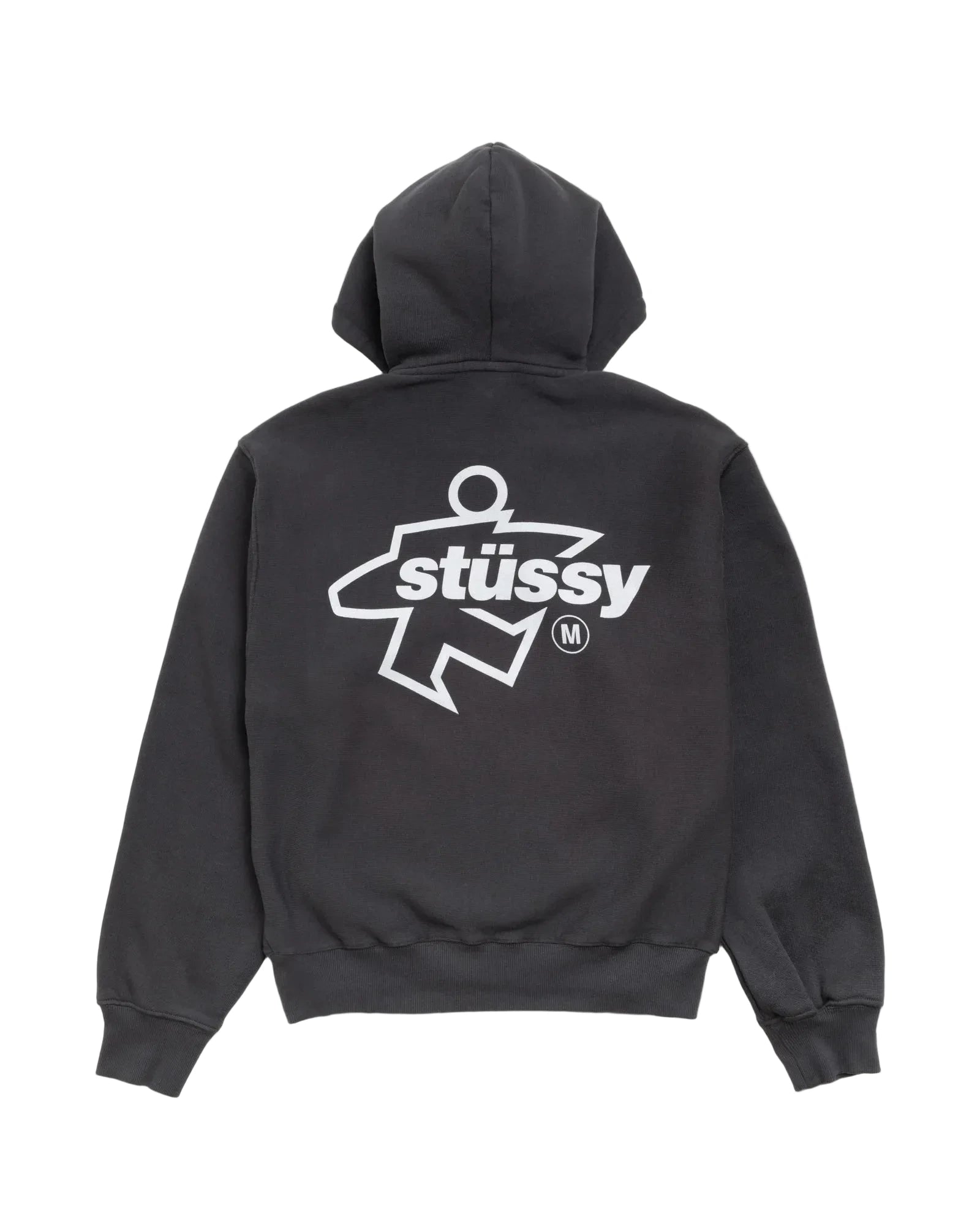 Stussy フーディ Stussy Surf Size Dyed Zip Hood - Faded Black – Civil