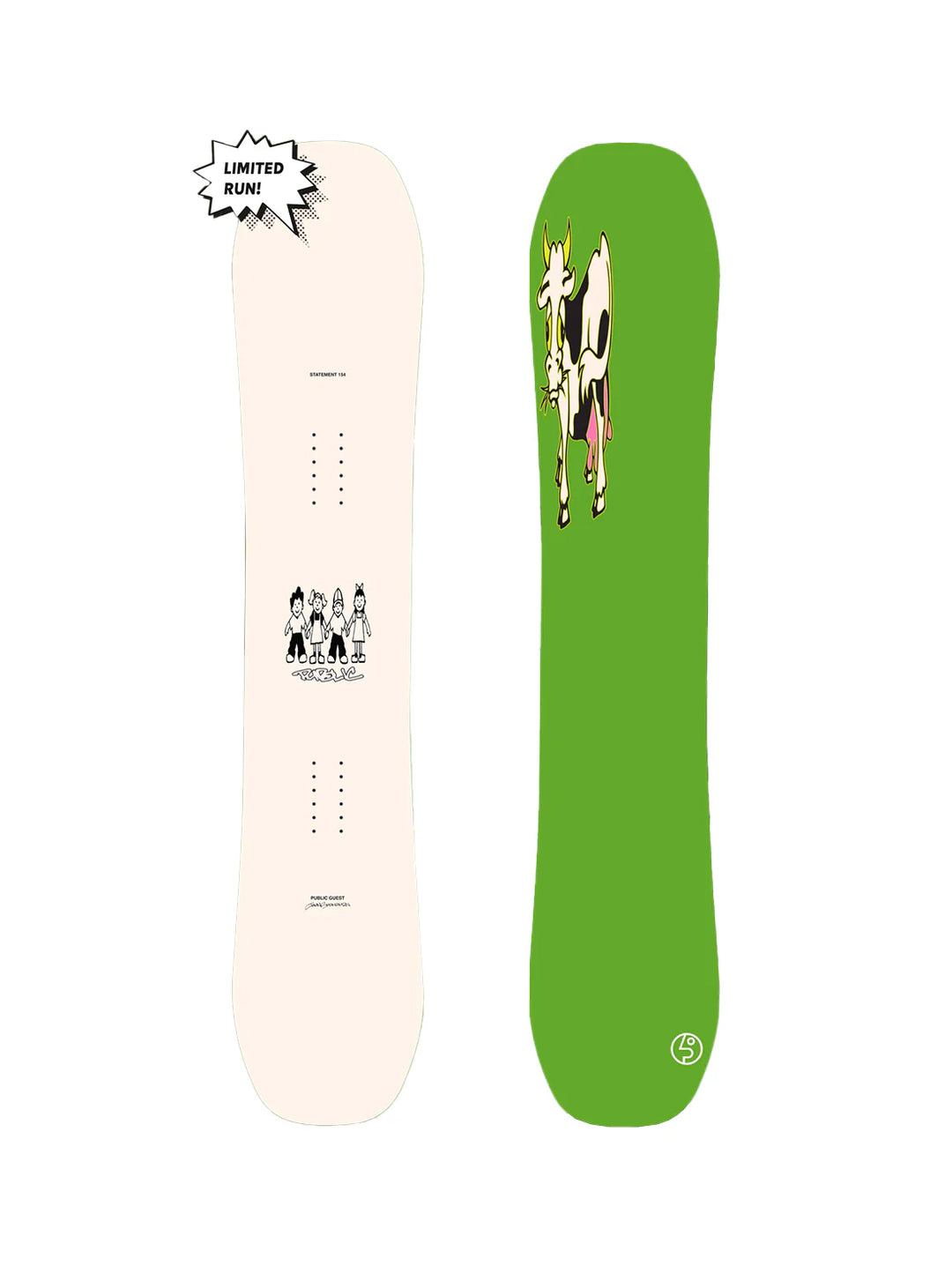 2025 Public Men's Statement Shanahan Snowboard - 154cm