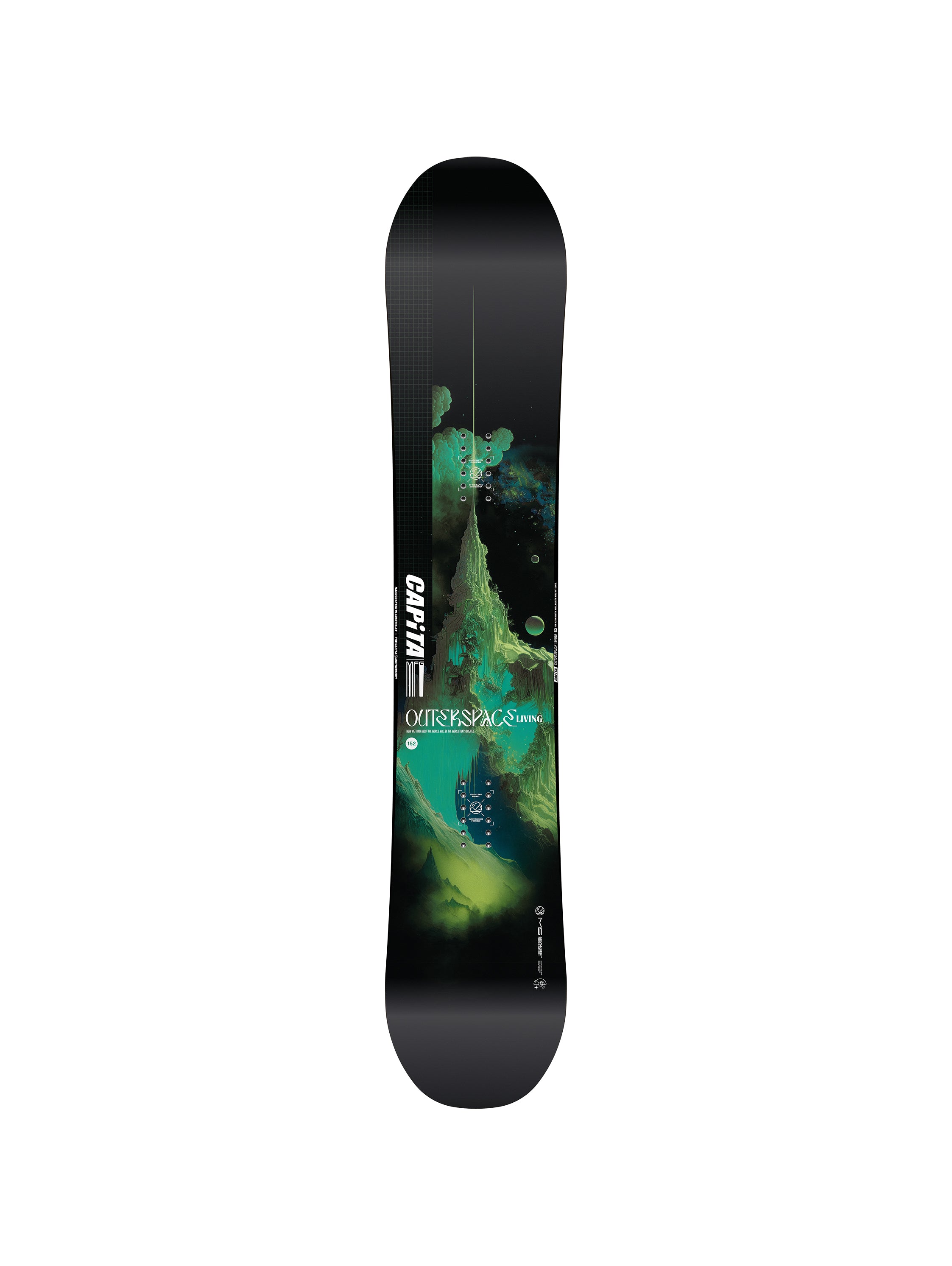 capita men's outerspace living snowboard 19 154cm 2025 Capita Outerspace Living Snowboard