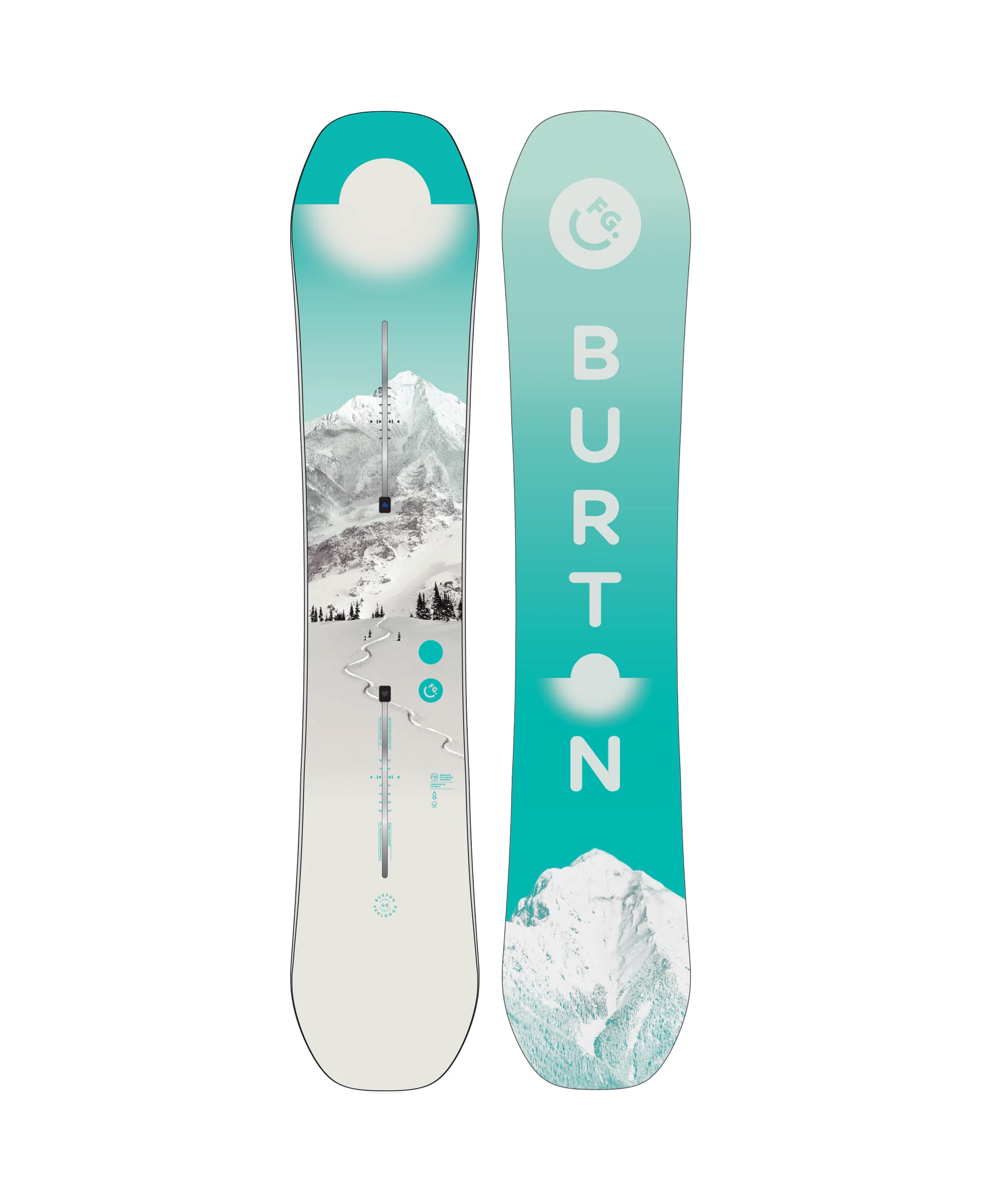 2026 Burton Feelgood Flying V First Tracks Snowboard 146cm Civil