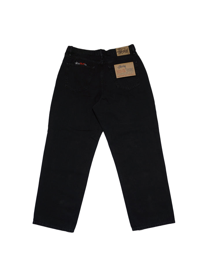 Stussy Big Ol' Jean Washed Canvas - Black