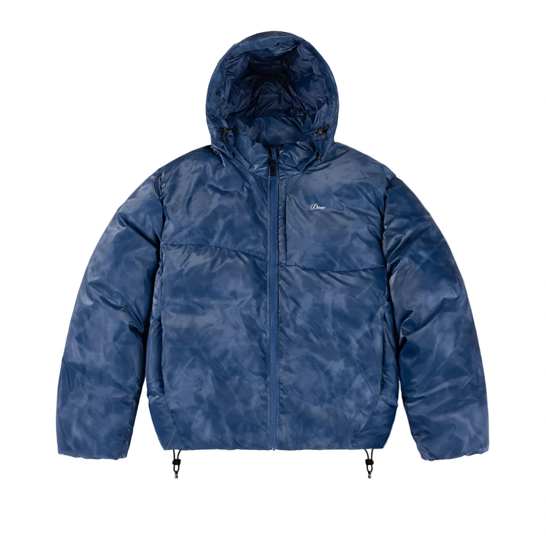 Dime Wavy Puffer Jacket - Smoke Blue – Civil Dime Wavy Puffer Jacket - Smoke Blue – Civil