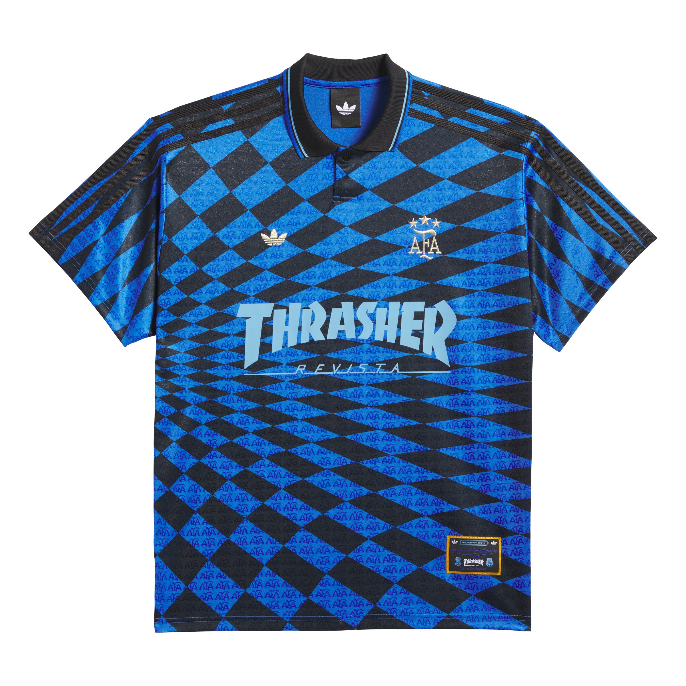 ウェア JERSEY THRASHER x AFA Adidas Thrasher x AFA Jersey - Black / Blue – Civil
