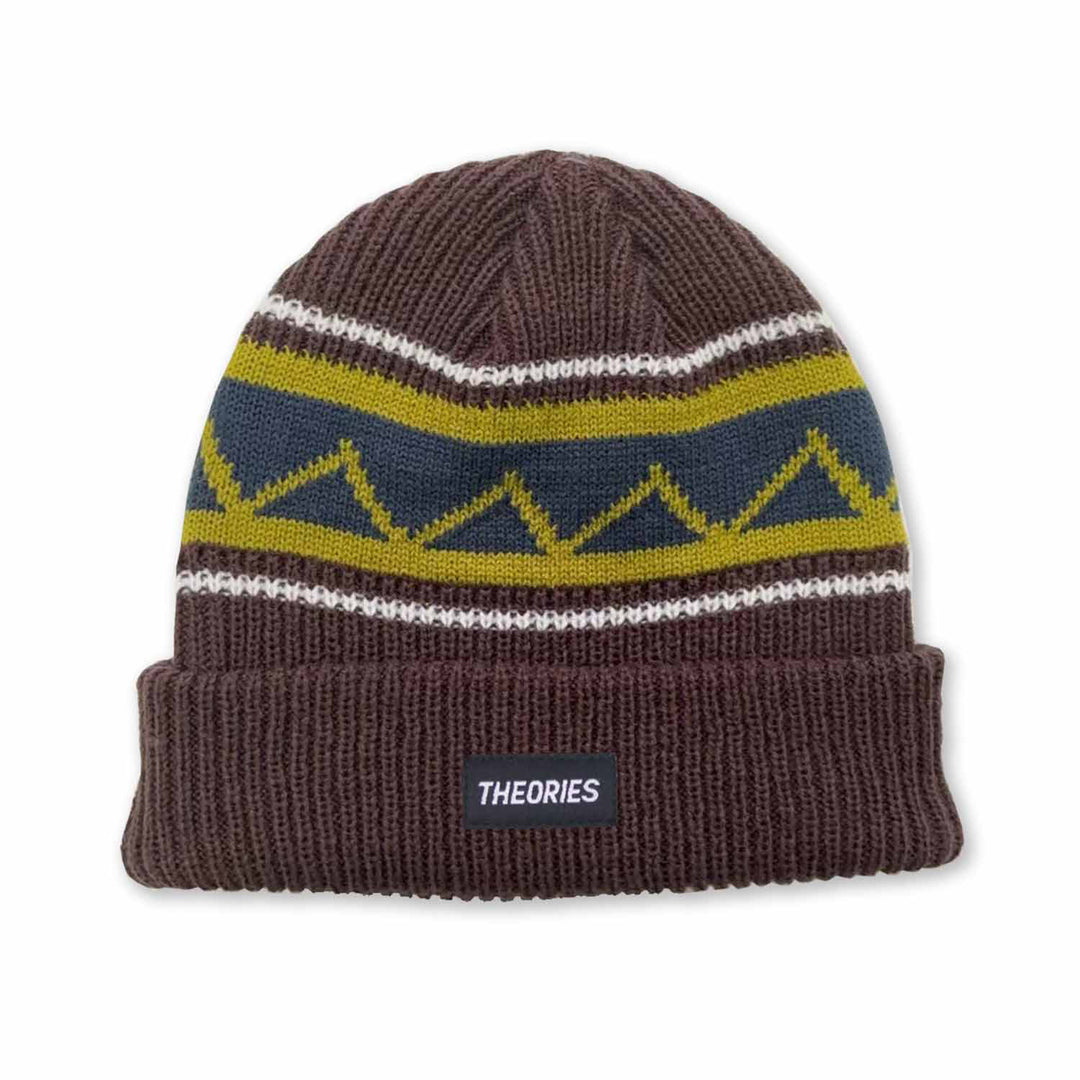 Theories Peaks Beanie - Brown