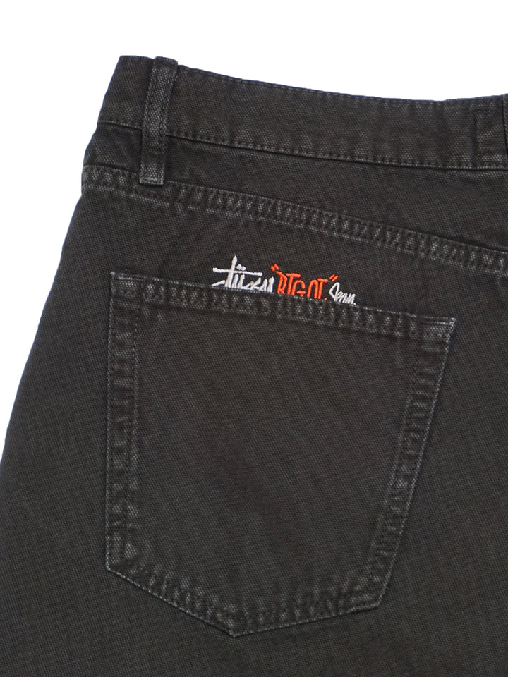 Stussy Big Ol' Jean Washed Canvas - Black