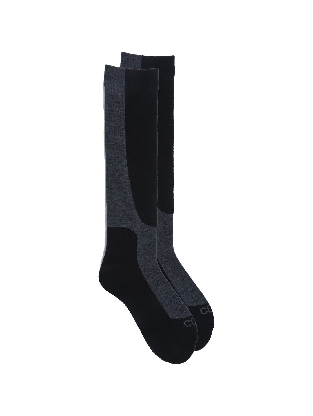 Coal Midweight Snow Socks - Black