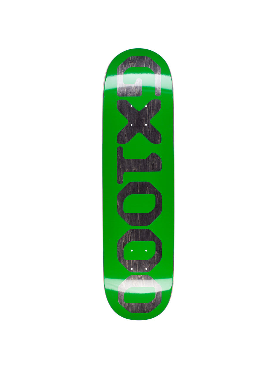 GX1000デッキ8.125inch GX1000 OG Logo Green w / Black Veneer Deck - 8.125 – Civil