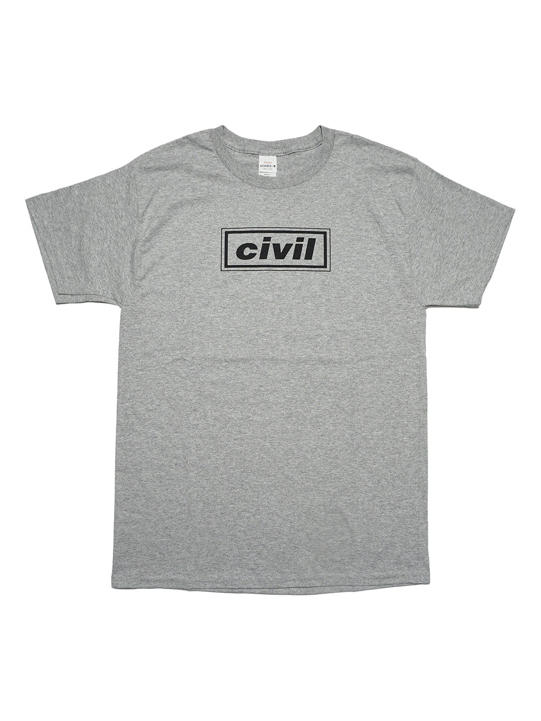 Civil Oasis Tee - Heather Grey / Black
