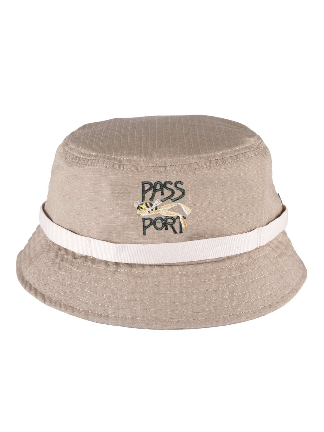 Pass-Port Frog Lure Anglers Bucket Hat - Khaki