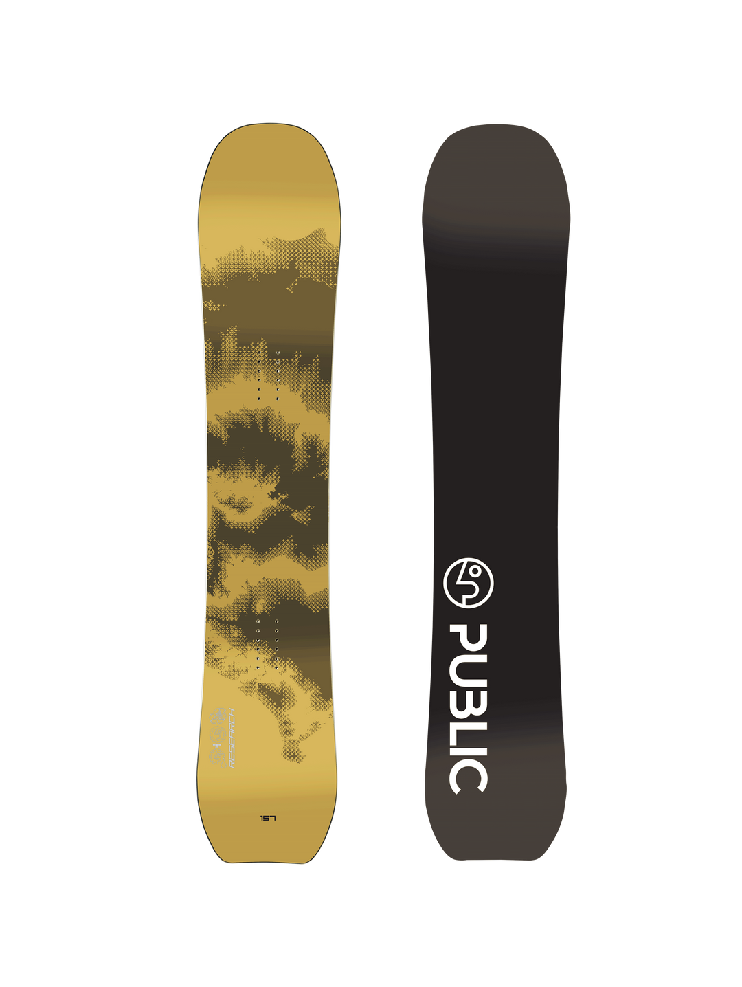 2025 Public Men's Research Snowboard - 157cm
