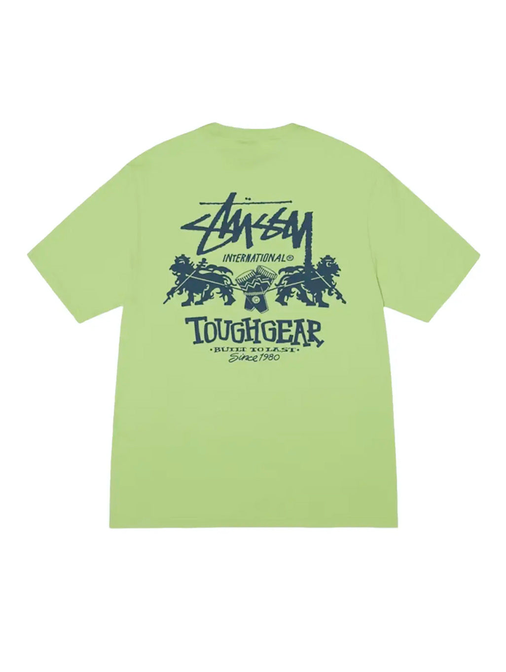 【STUSSY】TOUGH GEAR INTERNATIONAL TEE Stussy TOUGH GEAR INTERNATIONAL TEE Large New With Tags Navy