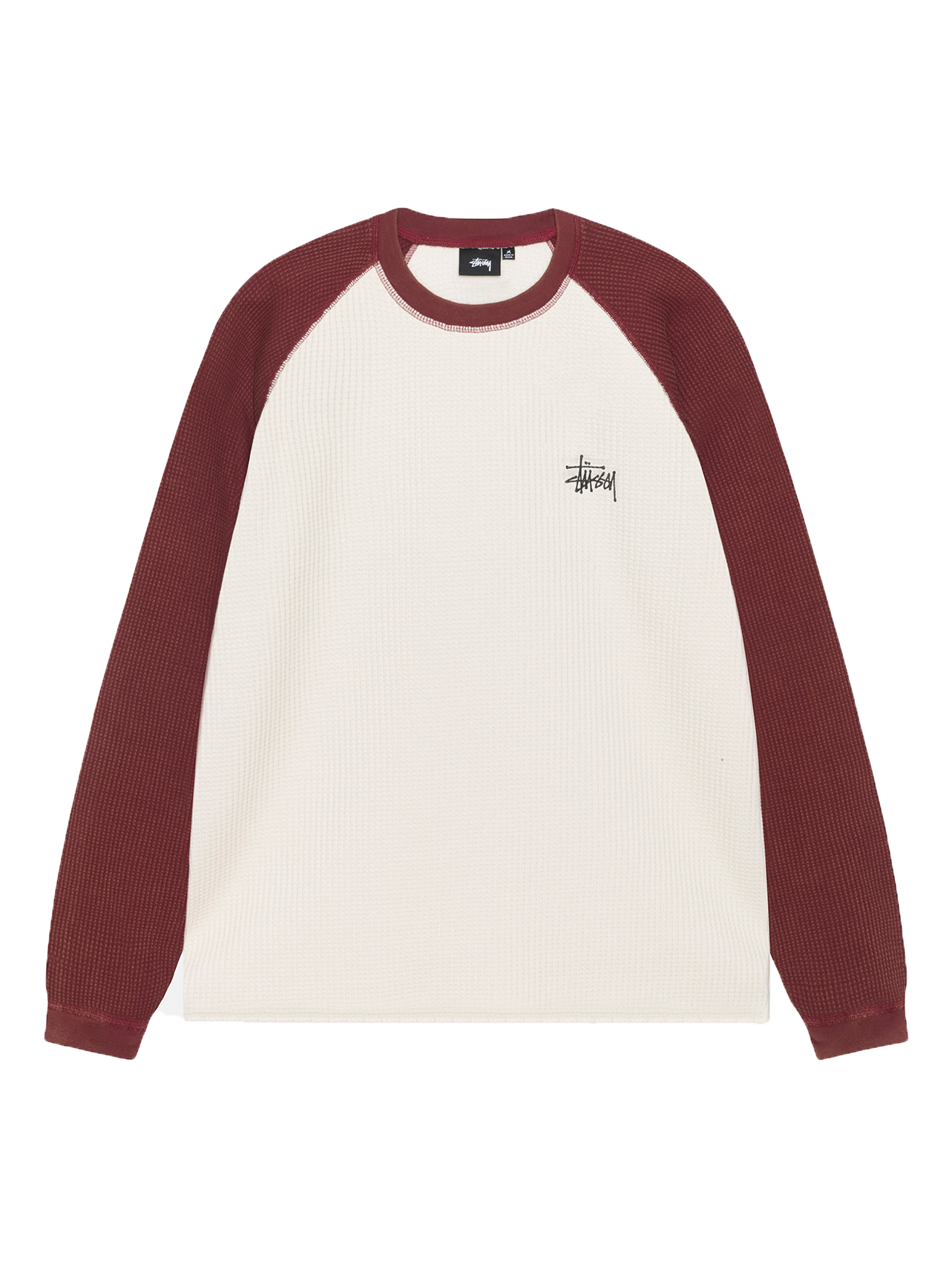 Stussy Thermal 2 Tone Raglan Shirt 長袖　M Stussy Raglan 2 Tone Thermal - Off White – Civil