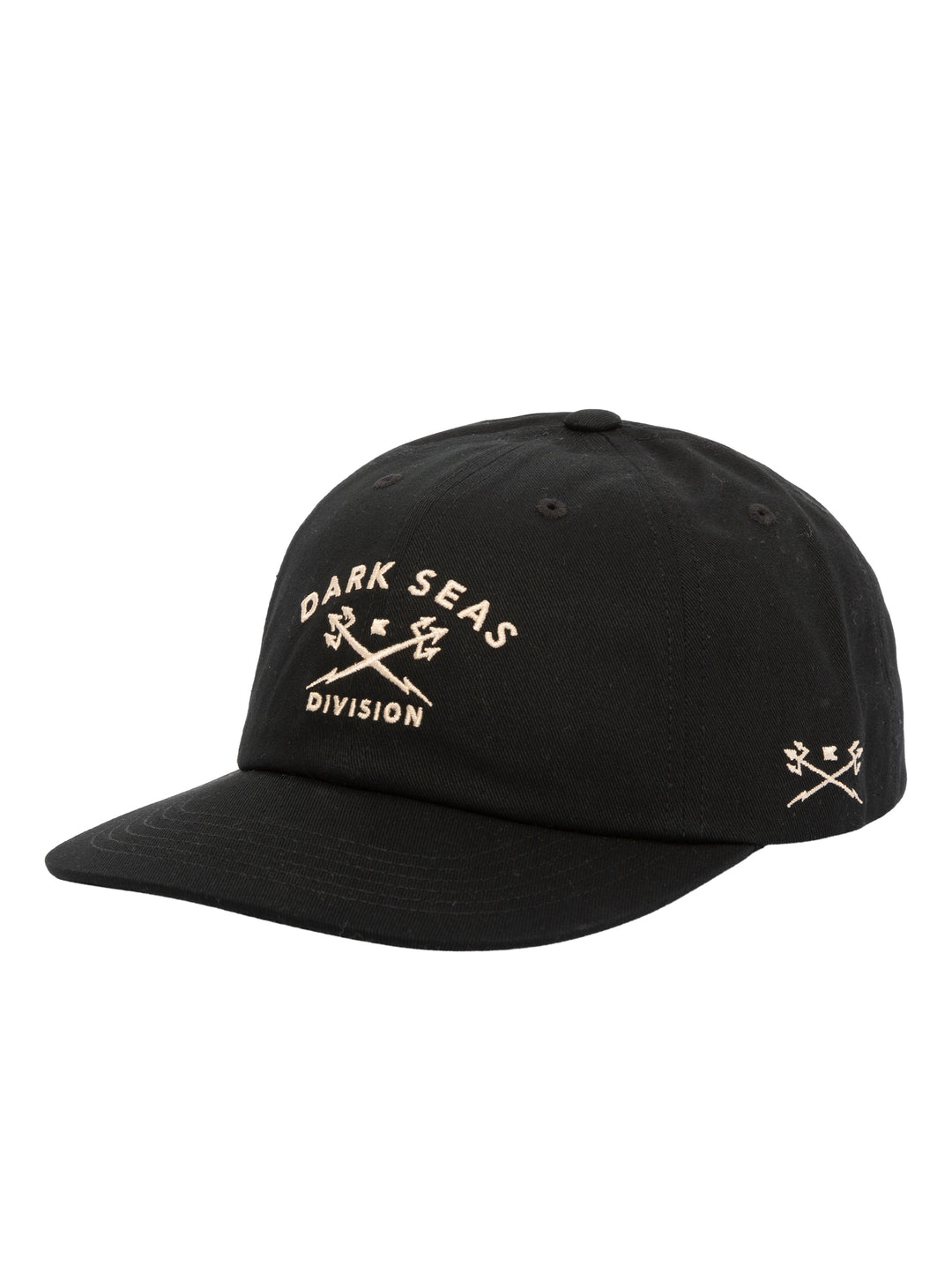 Dark Seas Tridents Low Pro Hat - Black
