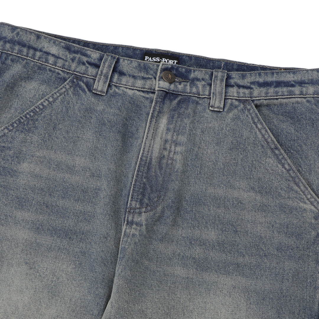 Passport Workers Club Straight Leg Jean - Faded Wash Grey