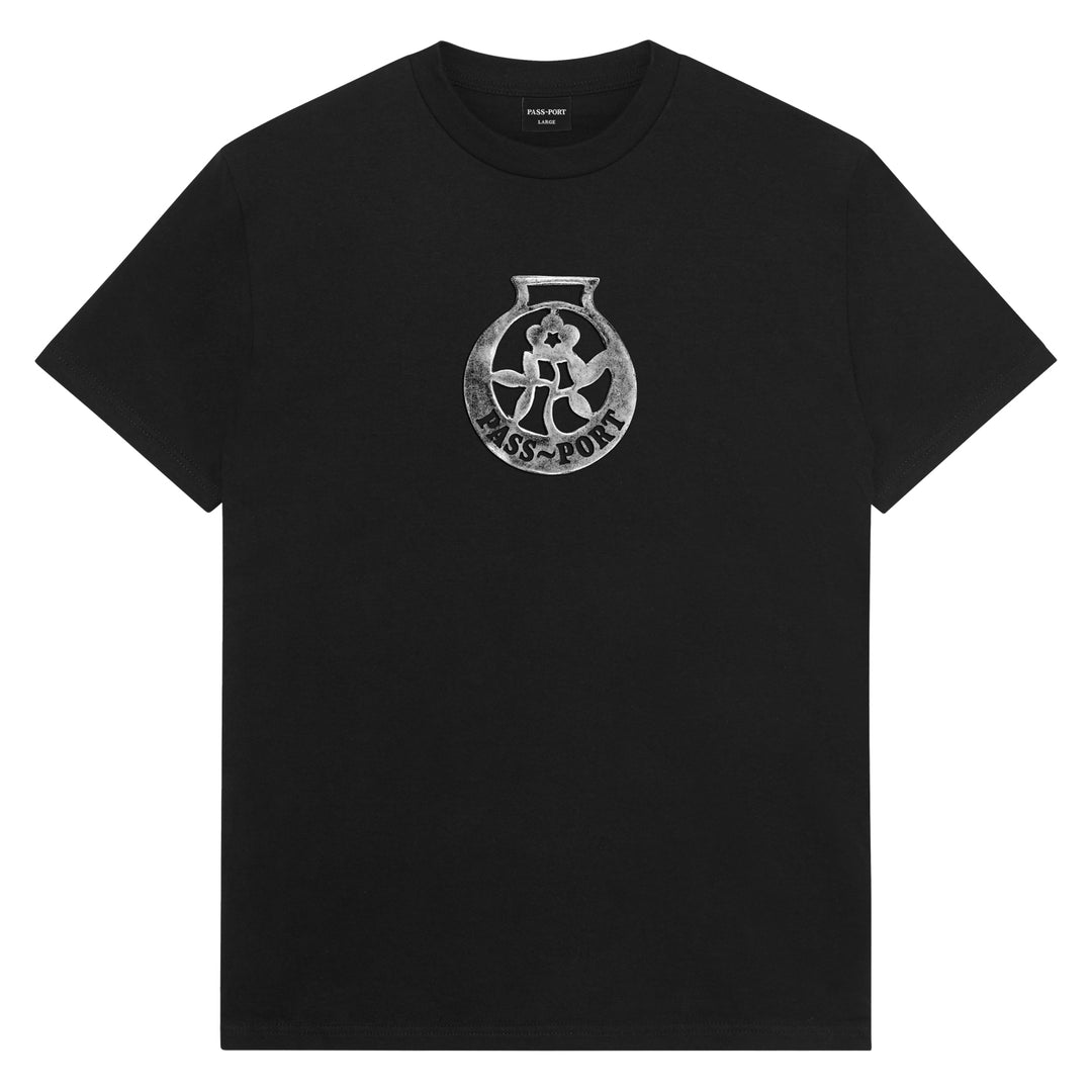 Passport Brass Tee - Black
