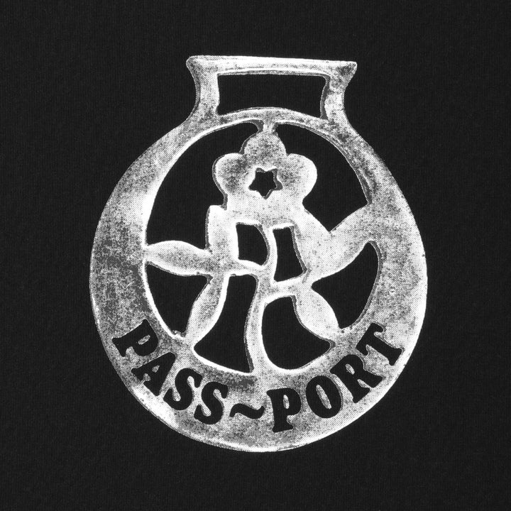 Passport Brass Tee - Black