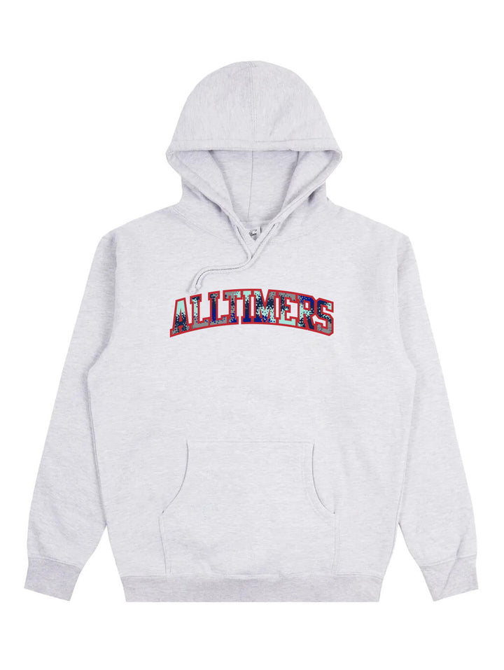 Alltimers City College Hood - Heather Grey / Red