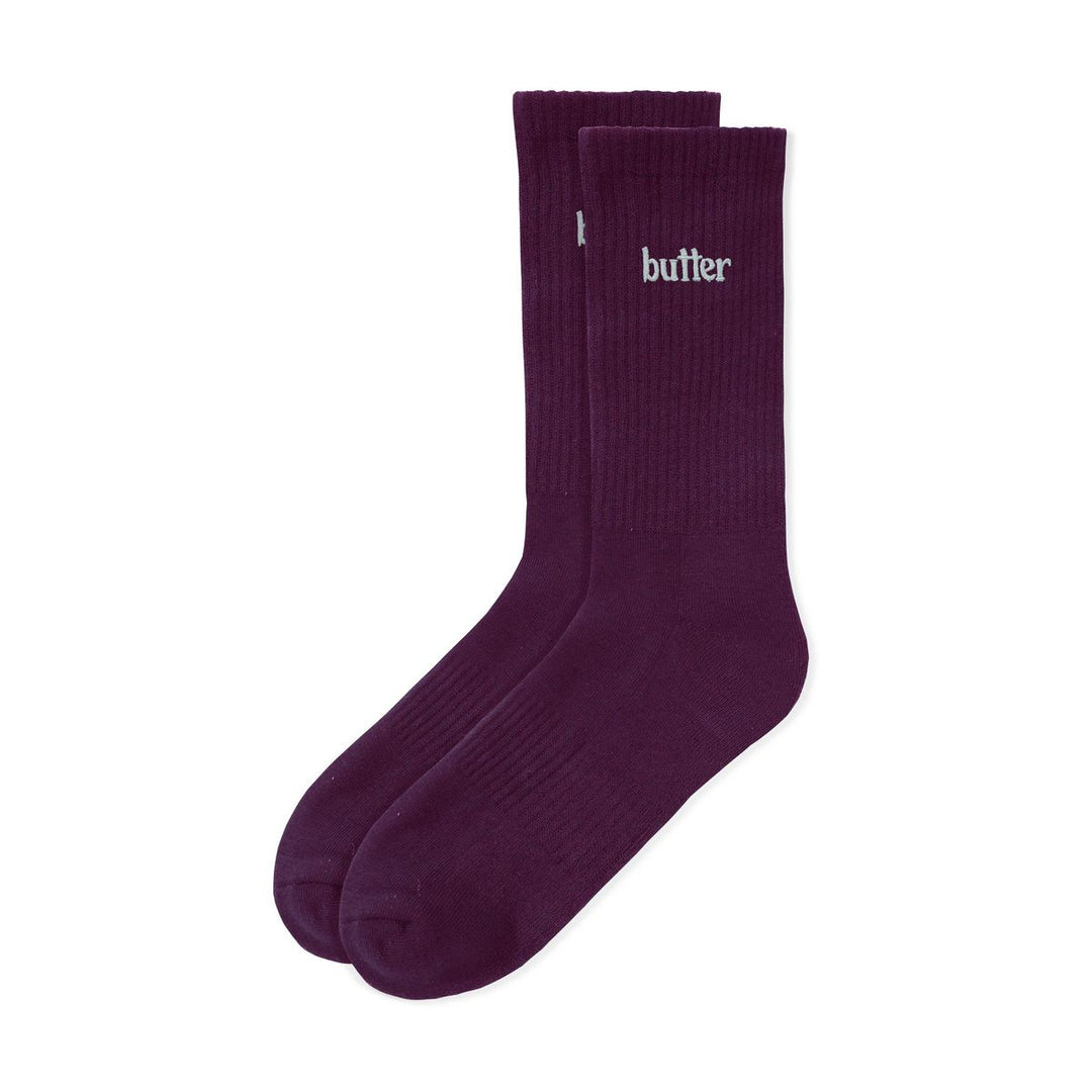 Butter Goods Basic Socks - Plum