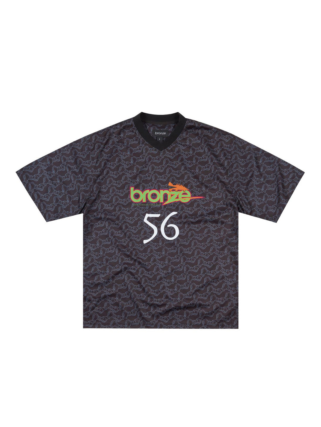 Bronze 56k Trust Soccer Jersey - Black