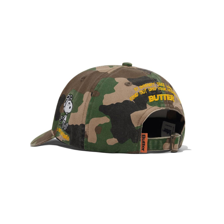 Butter x Peanuts Rats 6 Panel Cap - Camo