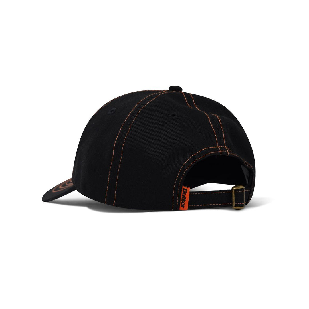 Butter Reptile 6 Panel Cap - Black