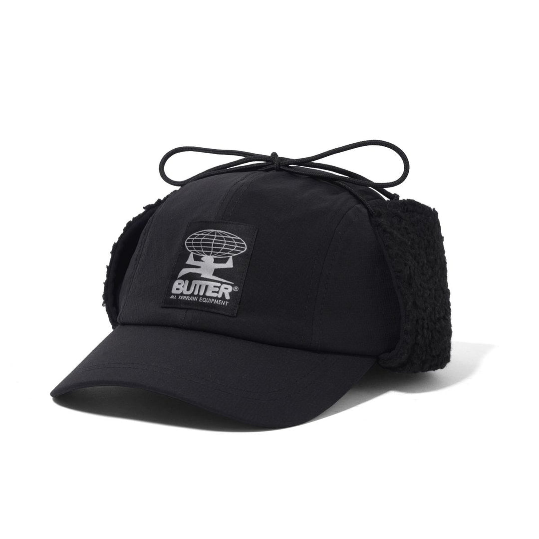 Butter Terrain Ski 4 Panel Cap - Black