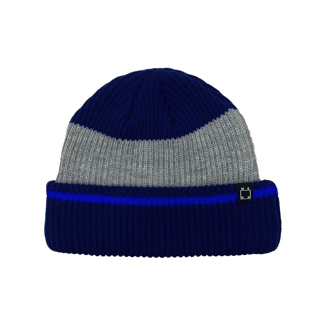 WKND Stripe Beanie - Blue