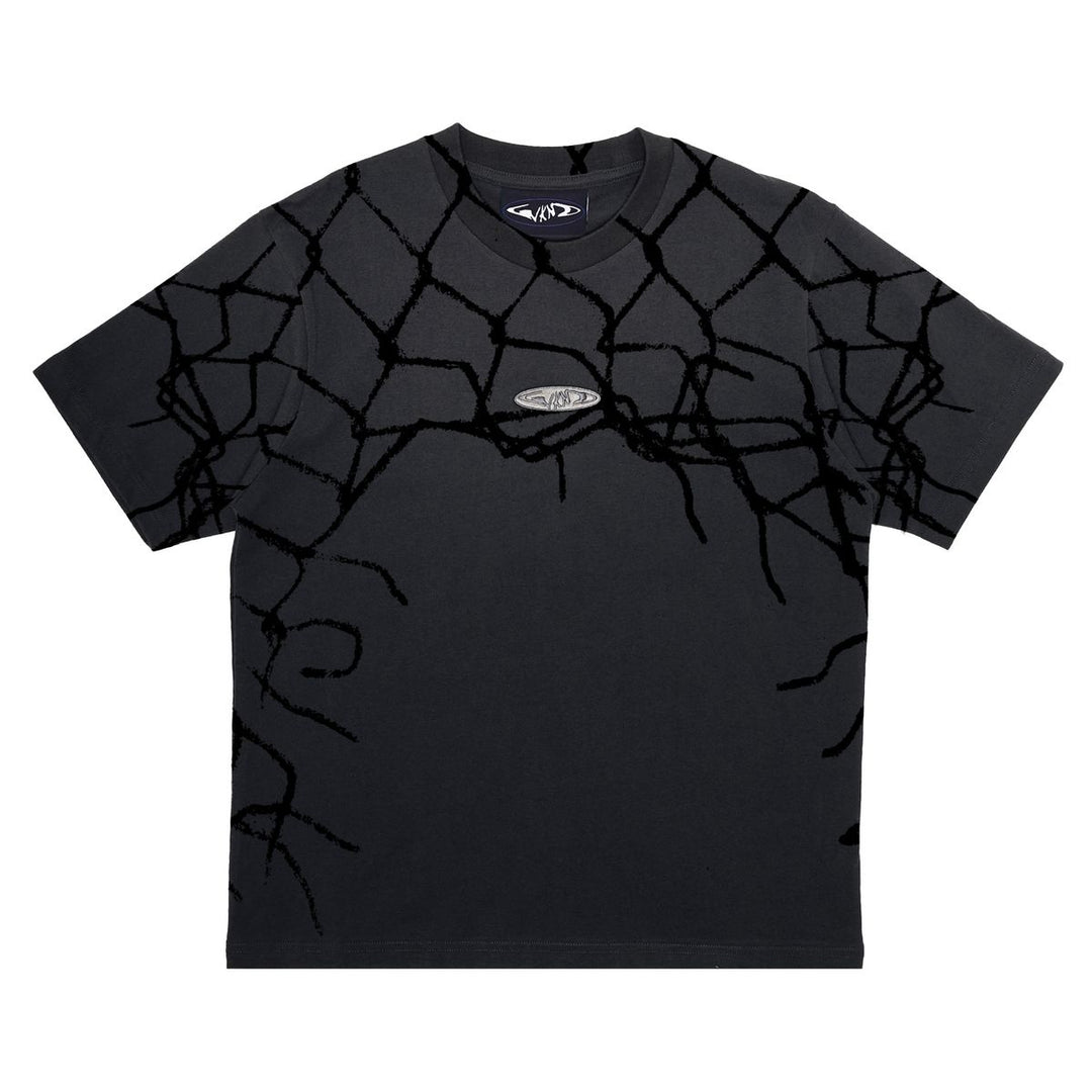 WKND Fishbone Emblem Tee - Faded Black