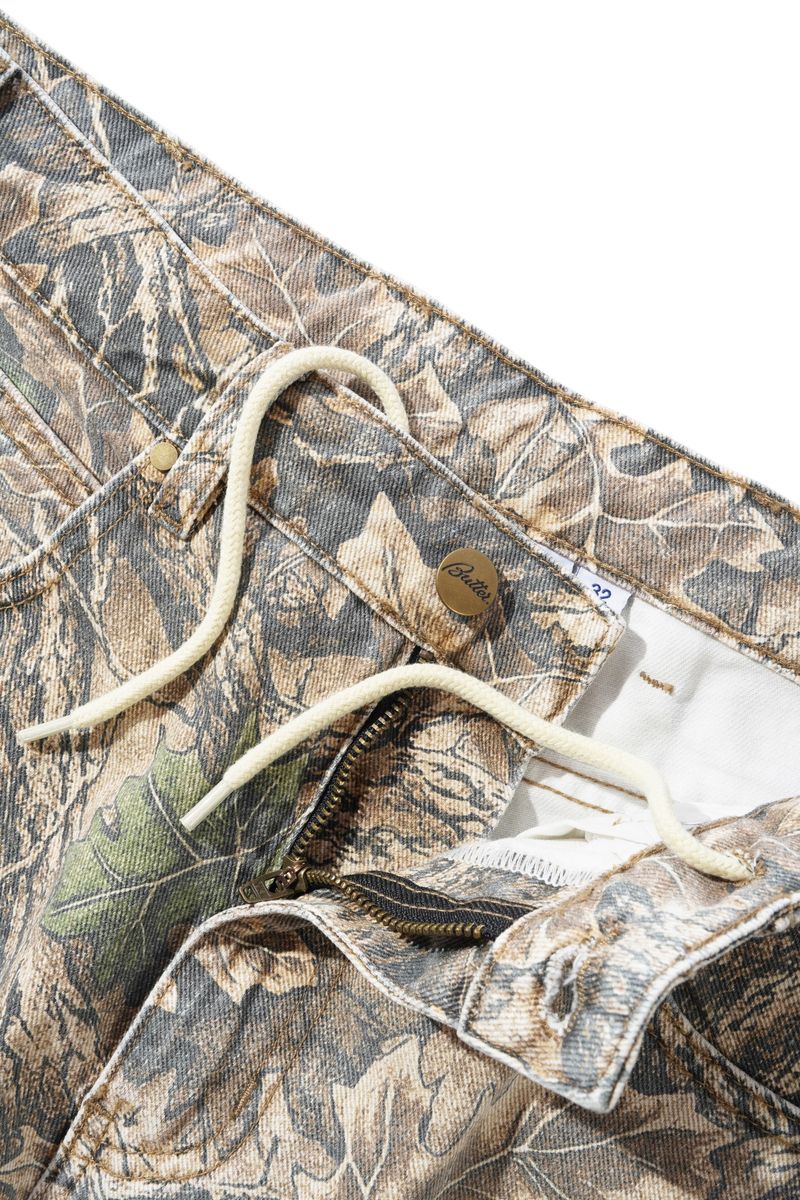 Butter Carpenter Denim Jeans - Forest Camo