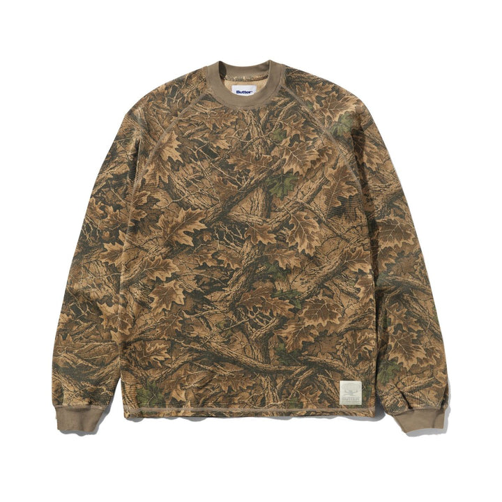 Butter Waffle L/S Top - Forest Camo