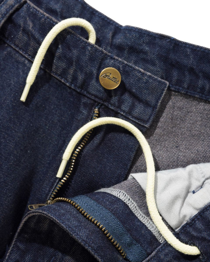 Butter Work Pants - Distressed Tinted Indigo