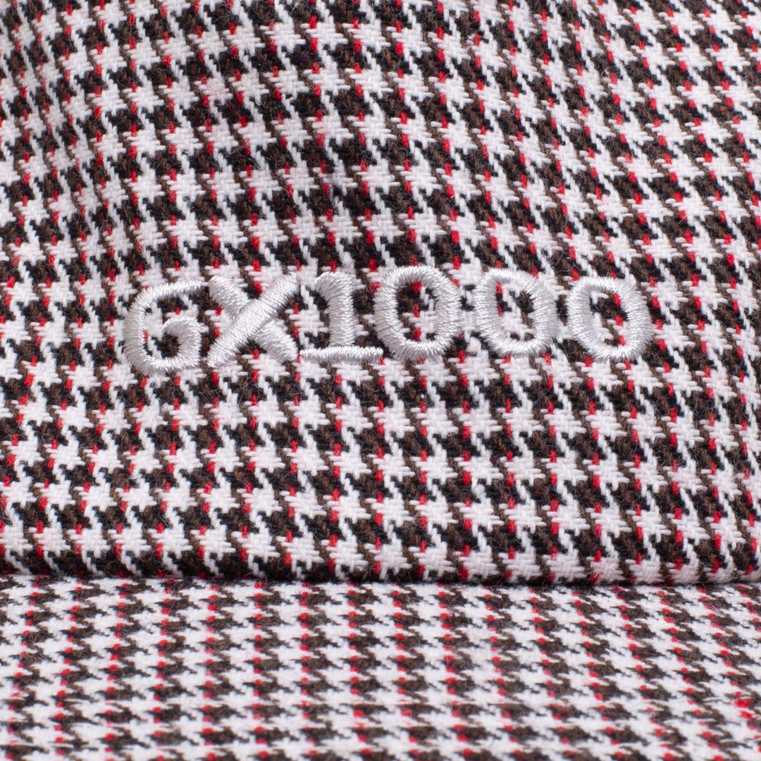 GX1000 Mini OG Logo Houndstooth Hat - White / Black