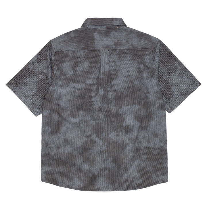 GX1000 Short Sleeve Button Down - Over Dyed w/ Bleach Spots