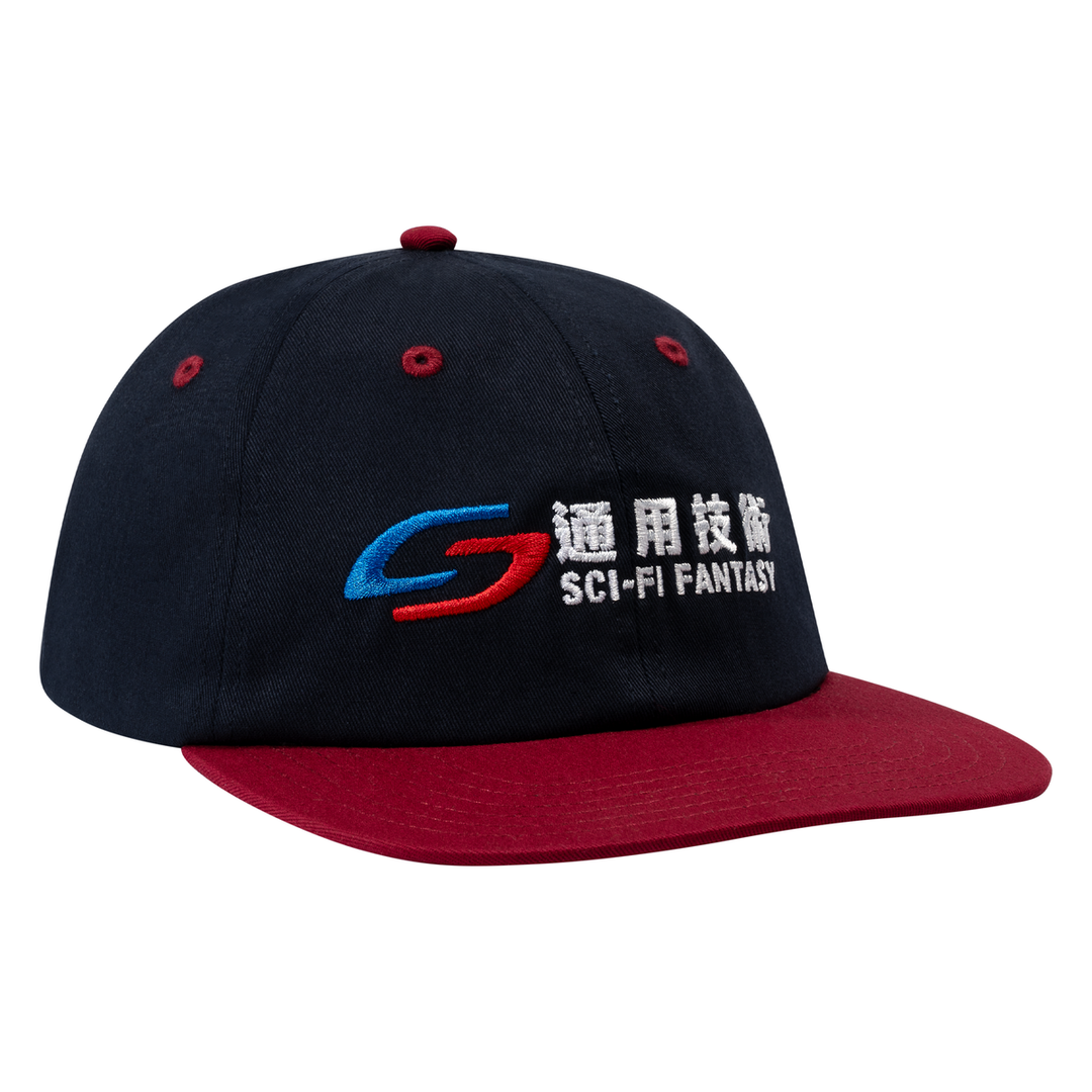 Sci-Fi Fantasy Transit Hat - Navy / Deep Red