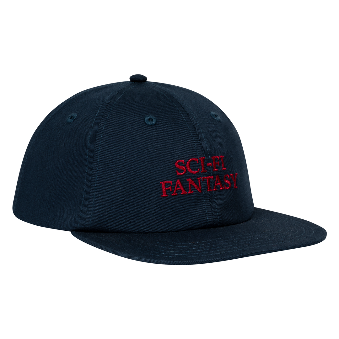Sci-Fi Fantasy Herringbone Logo Hat - Navy
