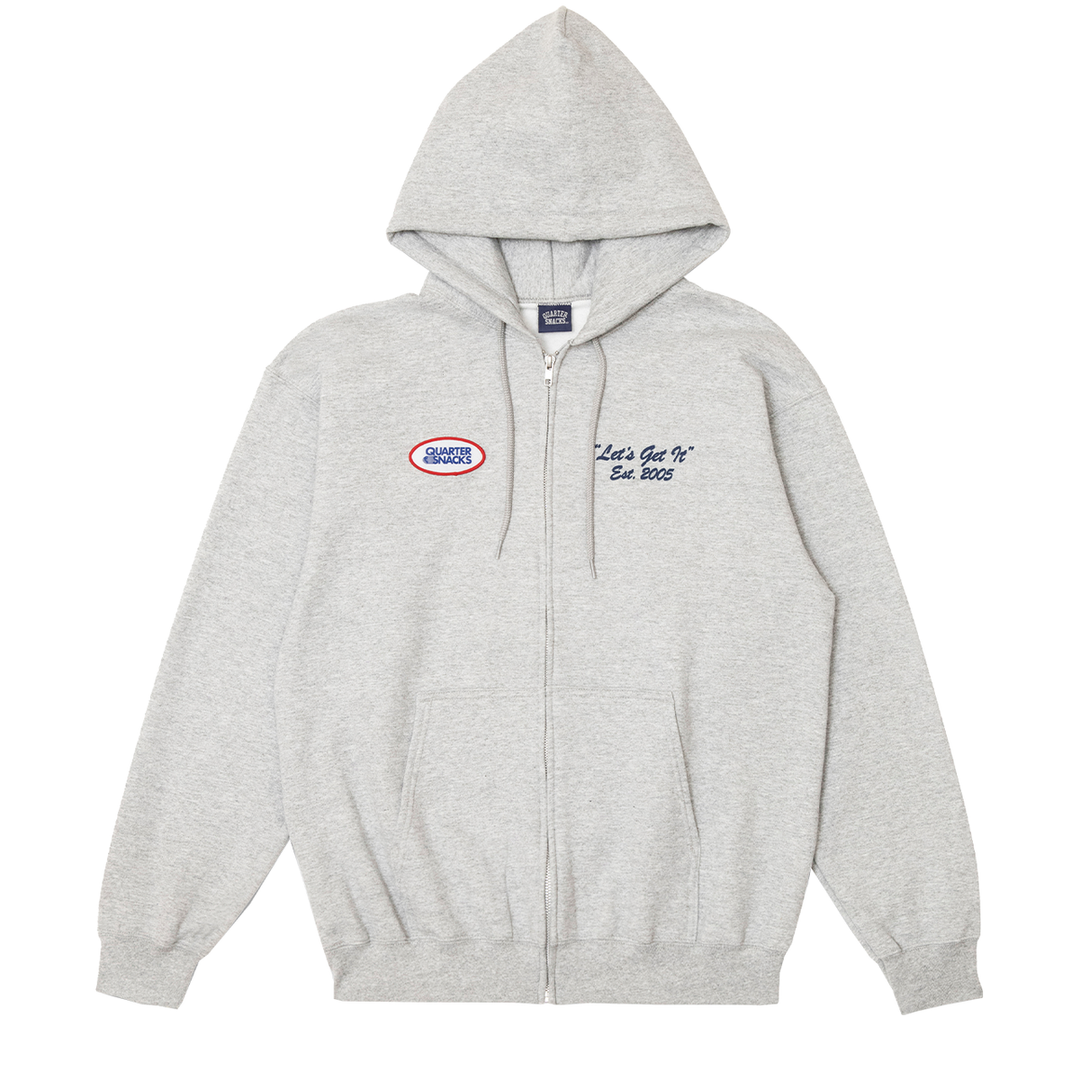 Quartersnacks Lets Get It Hoodie - Grey