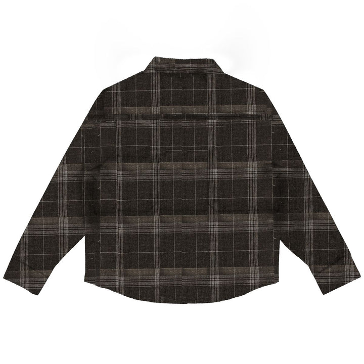 WKND RR Long Sleeve Tee - Brown Plaid