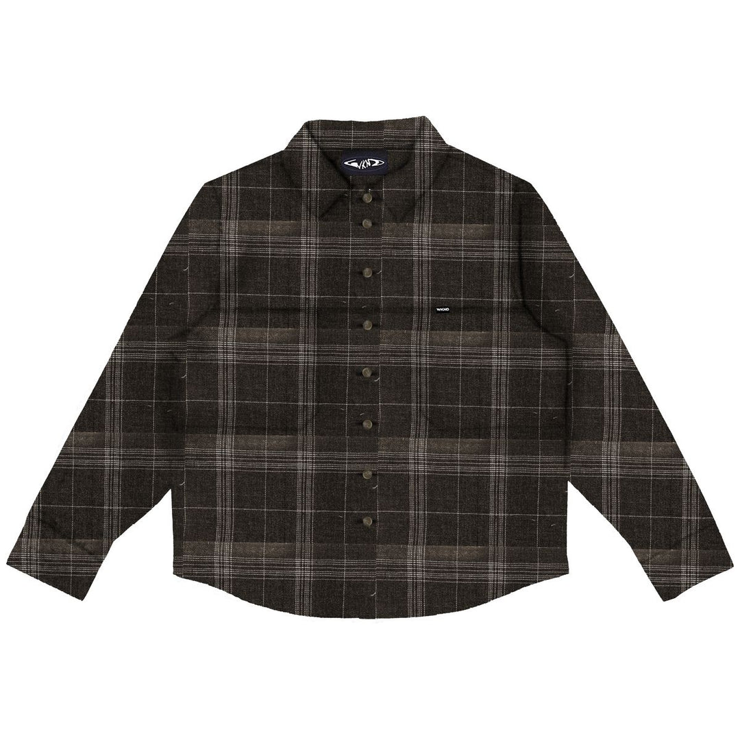 WKND RR Long Sleeve Tee - Brown Plaid