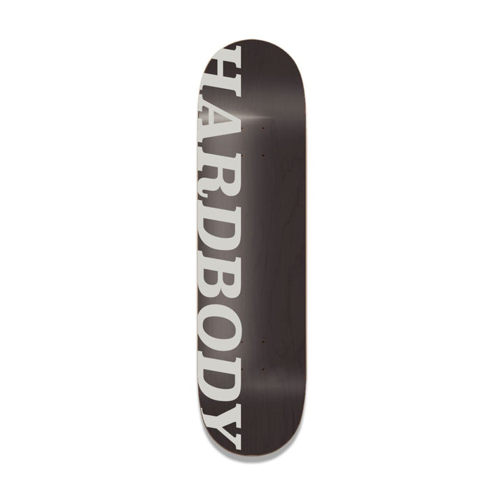 Hardbody Silver Logo Veneer Deck - 8.38