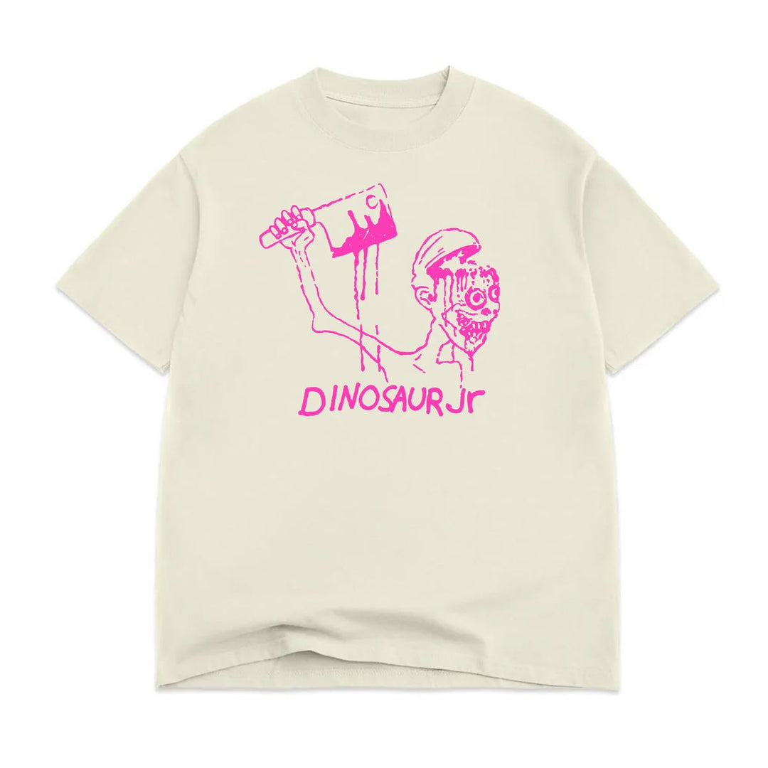 Color Bars x Dinosaur Jr Start Choppin' Tee - Off White