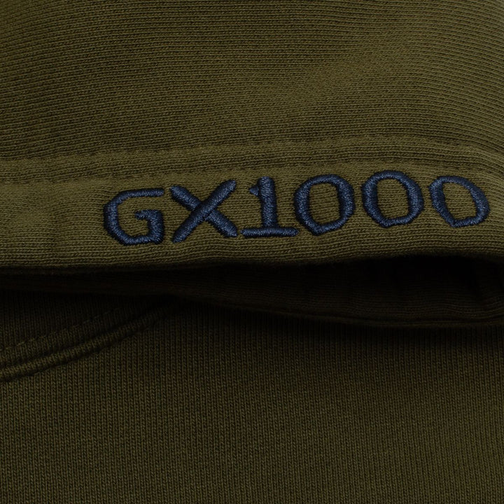 GX1000 Script Hoodie - Military Green