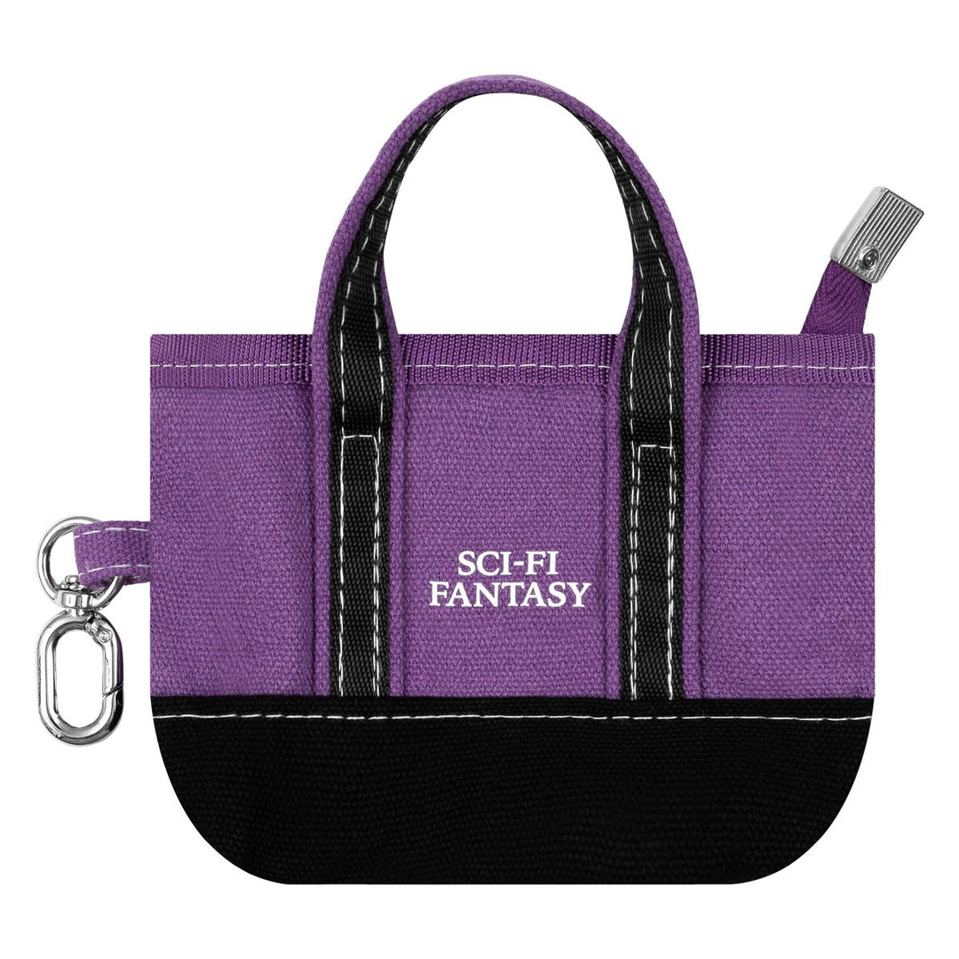 Sci Fi Tote Keychain - Purple