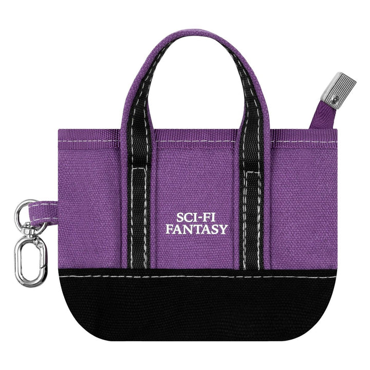 Sci Fi Tote Keychain - Purple