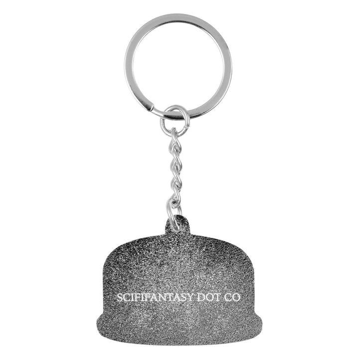 Sci Fi Hat Keychain - Black