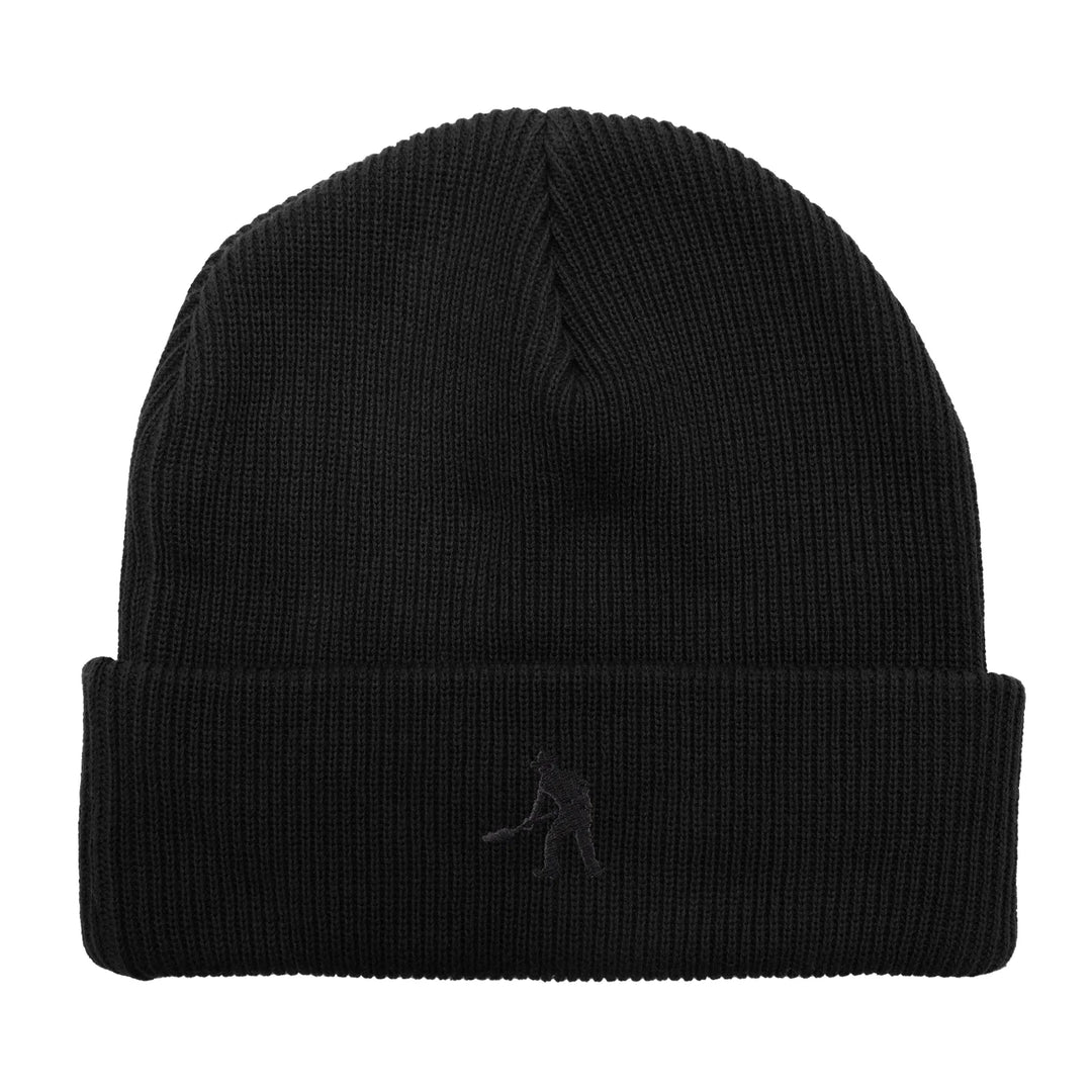 Passport Solid Cotton Beanie - Black
