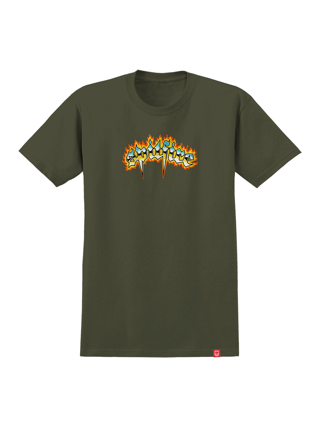 Spitfire Chrome Venim Tee - Military Green