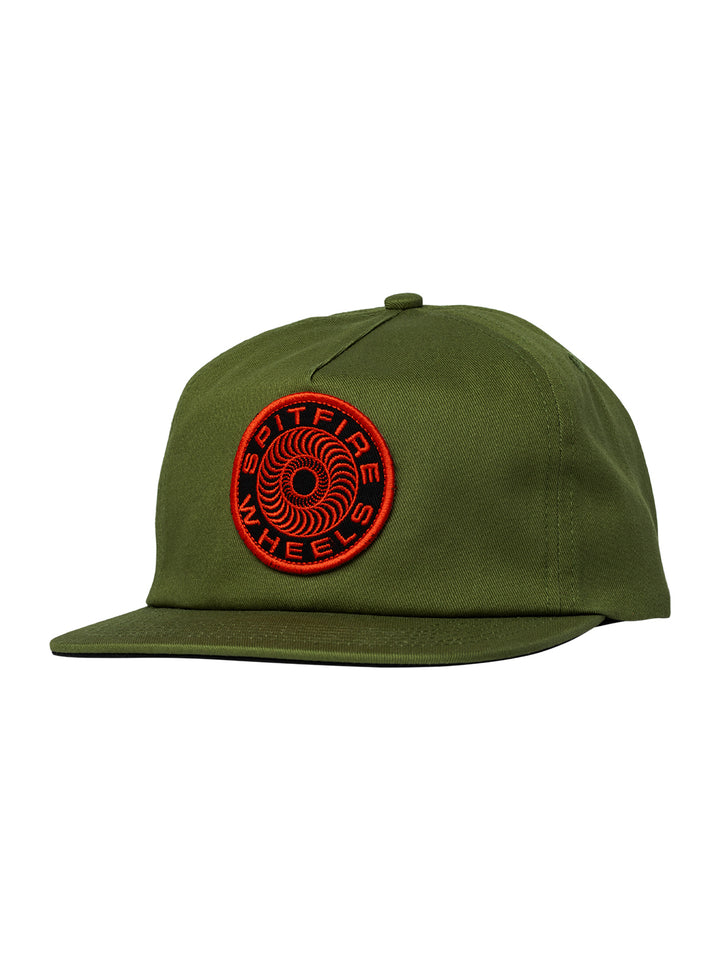 Spitfire Adjustable Classic 87 Swirl Snapback - Olive