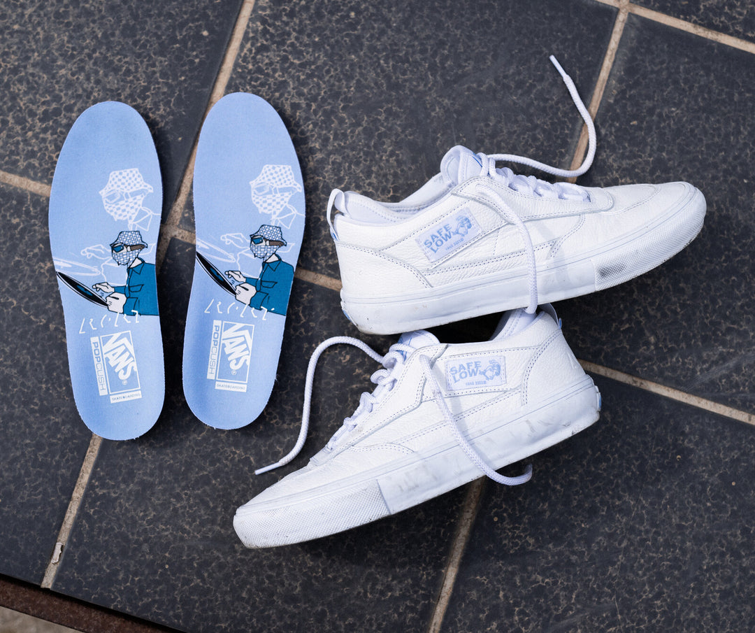 Vans x Palace Safe Low - Rory White Leather